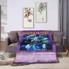 Anime Yu Gi Oh Card  Blankets Flannel All Season  Multi-function Super Warm Throw Blanket for Bedding Office Quilt