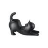 Cute Home Ornaments Cartoon 3D Desktop Stand Lazy Cat Cat Shape Phone Holder Phone Bracket Resin