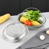 Stainless Steel Rice Food Steamer with Handle Pressure Cooker Steaming Grid Multifunction Fruit Cleaning Basket Cooking Utensils