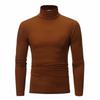 Men's Autumn Winter Turtleneck Long Sleeve Slim Pullover Sweater Blouse Top