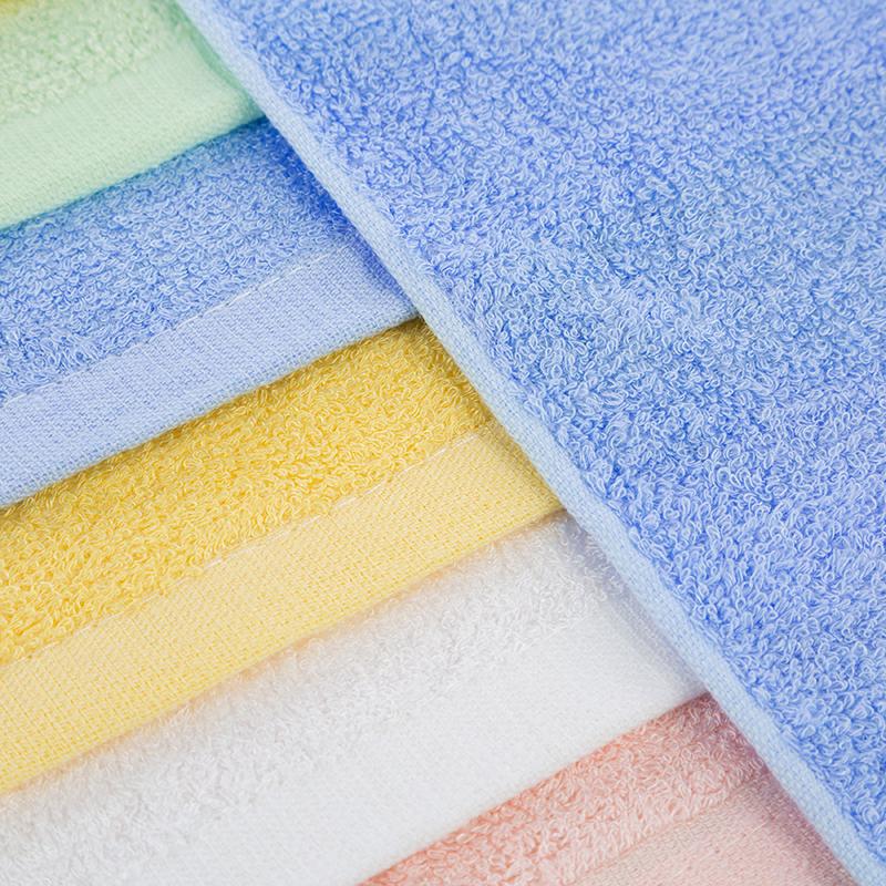 10pcs Soft and Breathable Bamboo Fiber Small Square Hand Towel for Kindergarten Children's Small Towel