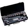 Super Tool N318S Socket Wrench Set, 18-Piece X 9.5mm Drive