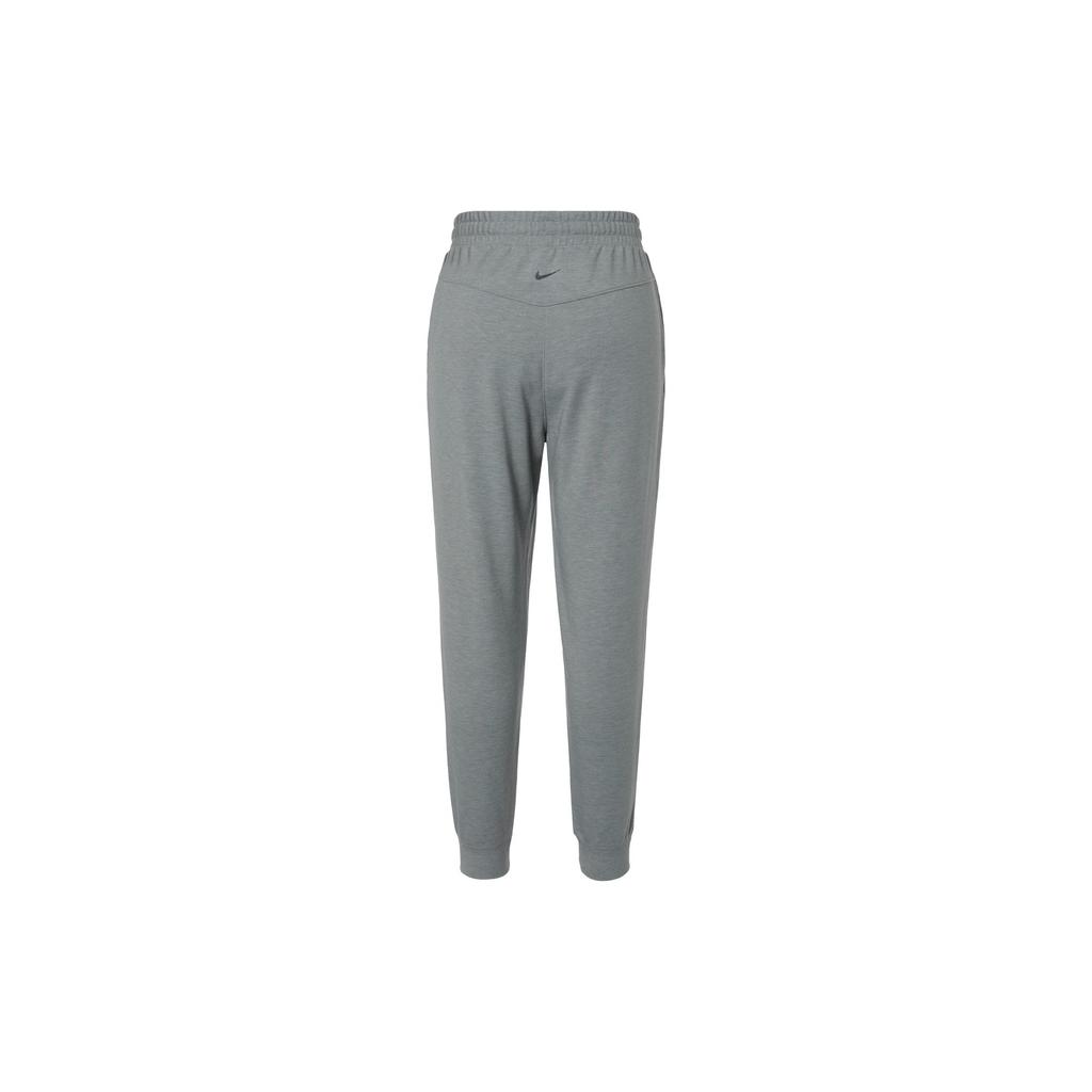 Nike Женские вязаные спортивные штаны серые с умеренными манжетами DM7038-073