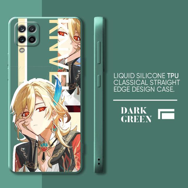 Чехол для телефона Samsung Galaxy A50 A03s A31 A02 A51 A01 A71 A11 A21s A70 A10s M10, квадратный жидкий чехол, роскошный игровой матовый чехол