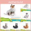 Realistic Cat Pvc Model Ornament For Kids Playroom Decor And Educational
