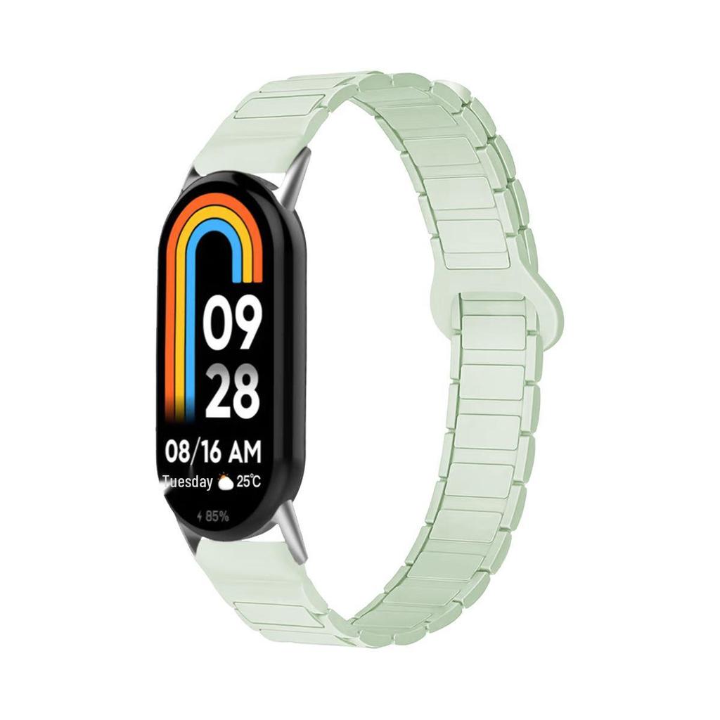 Совместимый магнитный силиконовый ремешок-заменитель с NFC для Huawei Band 7/8/9/10