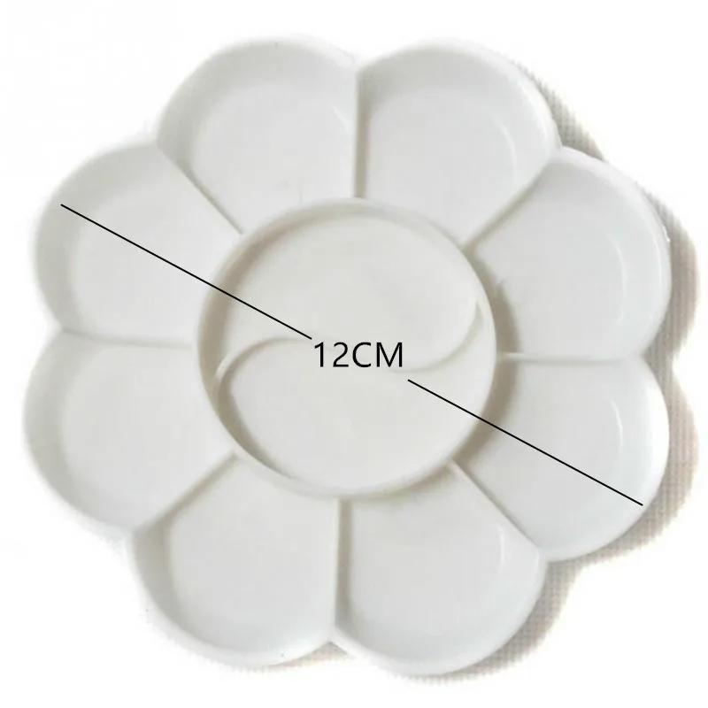 4 Size Plastic Palette Art Alternatives Paint Tray Artist Watercolor Supplies for Acrylic Oil Propylene Gouache Craft DIY