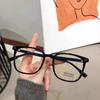 Анти-синие очки для женщин без макияжа, нестандартная оправа очков для студентов мужского пола, готовые очки для близорукости, черная оправа