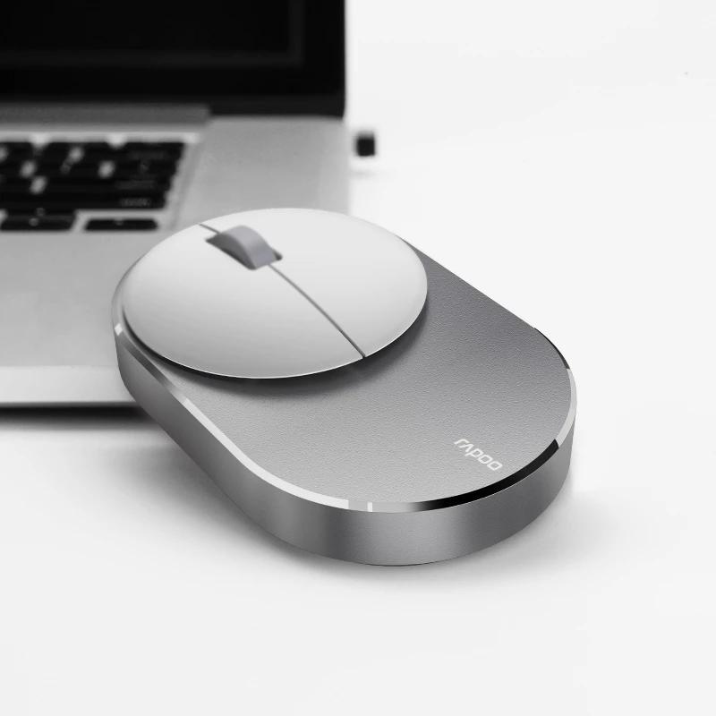 Мини-многорежимная беспроводная мышь Rapoo M600G/M600G поддерживает Bluetooth 3.0/4.0 и 2.4G для Windows XP/Visa/7/8/10 или более поздних версий,