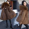 Women's Winter Jacket Winter Coat Parka Outdoor Street Winter Fall Long Coat Regular Fit Adjustable Windproof Warm