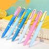 School Office Supplies Converter Filler Retractable Press Type Ink Pen 0.38mm Fountain Pen EF Nib