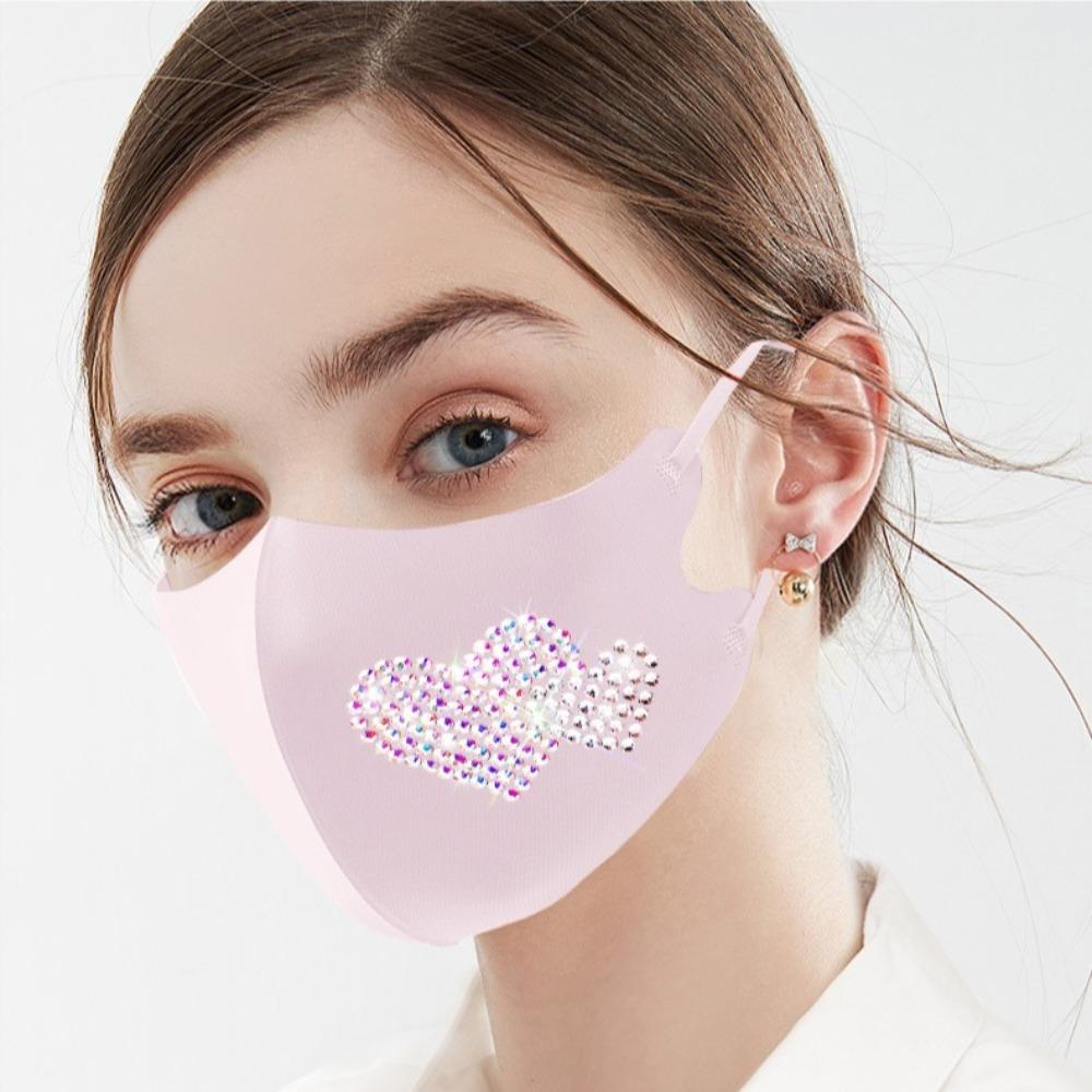 Washable Ice Silk Mask Anti-UV Riding Face Mask New Sunscreen Mask  Outdoor Sports