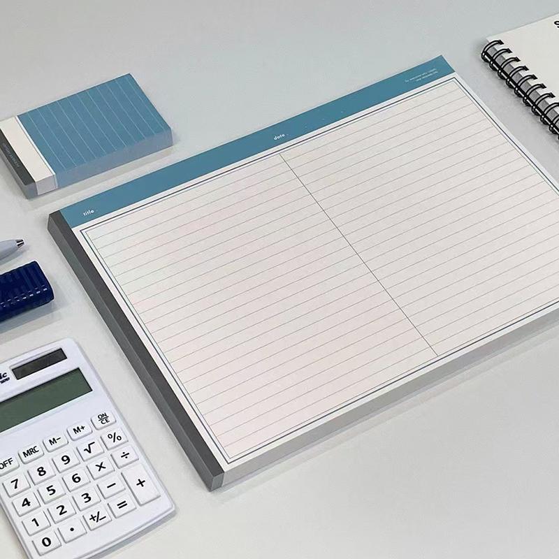 Agenda Planner Tearable Sketch Book Notebook Draft Paper Journal Notebooks Simple Diary School Supplies Student Stationery Gifts