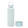Double-Layer Stainless Steel Thermos Cup, Silicone Base, Portable Handle, Outdoor Water Cup, Simple Small Mouth Cup