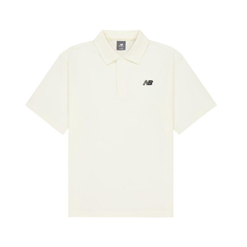Men's Shirt New Balance SS25 Polo Shirt Men's White
