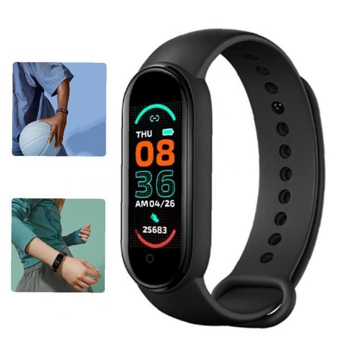 Магнитный умный браслет M6 черный