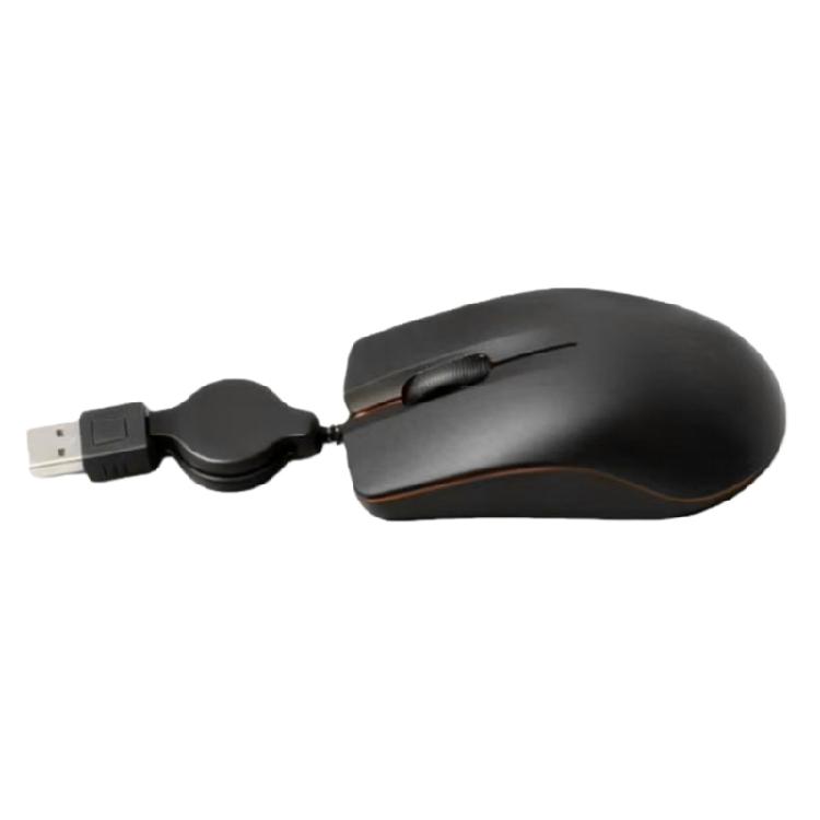 Высокоточная 1000DPI Тихая Проводная Мышь Эргономичная Выдвижной USB-Кабель для Эффективной Работы Учебы Игр Удобная