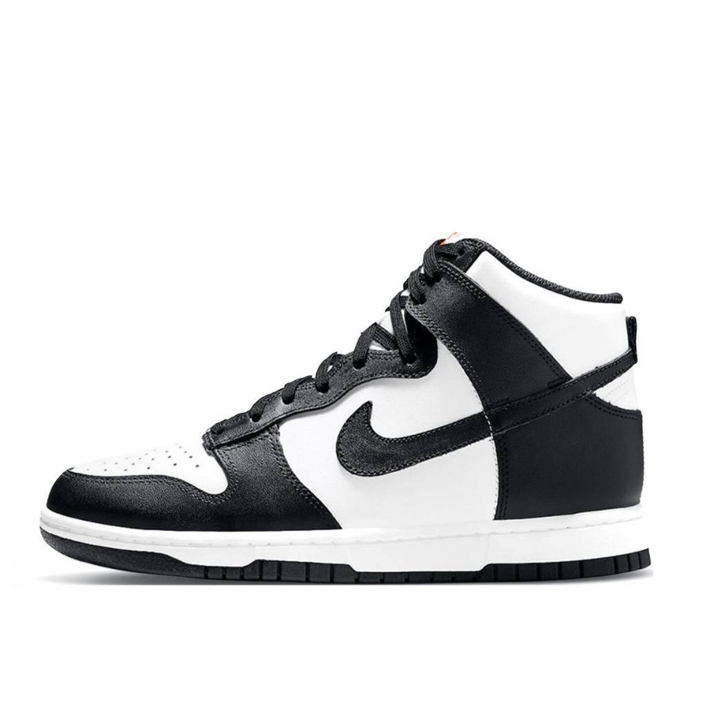 Nike Dunk Thermal Cushioning Abrasion Resistant High top Skateboard Shoes Women's Black White Purple DD1869-103(Team661-)
