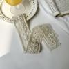 5.5*180cm Elegant Sweet Lace Flower Long Silk Scarf Trendy Girl Embroidery Neck Scarves Decoration Ribbon Headbands Ladies Tie