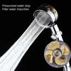 Shower Head Fan Bath Hand-held Pressurized Massage Shower Head High Pressure Water Saving Spray Shower Head 360 Rotated Rainfall