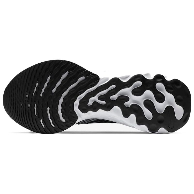Nike Черно-белые кроссовки унисекс React Infinity Run Flyknit CD4371-012