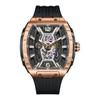 Bonest Gatti Watches Men's Large Dial Wine Barrel Mechanical Watch Sports Waterproof Watch