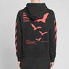 OFF WHITE Толстовка с диагональными рукавами и принтом, приталенная OMBB034E19D250071020