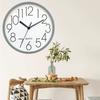 8 Inch Numerals Easy To Read Wall Clock Classic Elegant Modern Silent Quartz Clocks for Living Room Bedroom Office