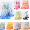 Women Fashion Cotton Stripe Shawl Soft Beach Towel Scarf