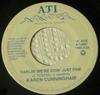 7-дюймовая пластинка KAREN CUNNINGHAM Darlin Were Doin Just Fine ATI0891 ATI Канада КантриФолк Б/у