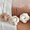 Soft Knotted Ball Throw Pillow Modern Style Chair Backrest Waist Support Cushion  Living Room