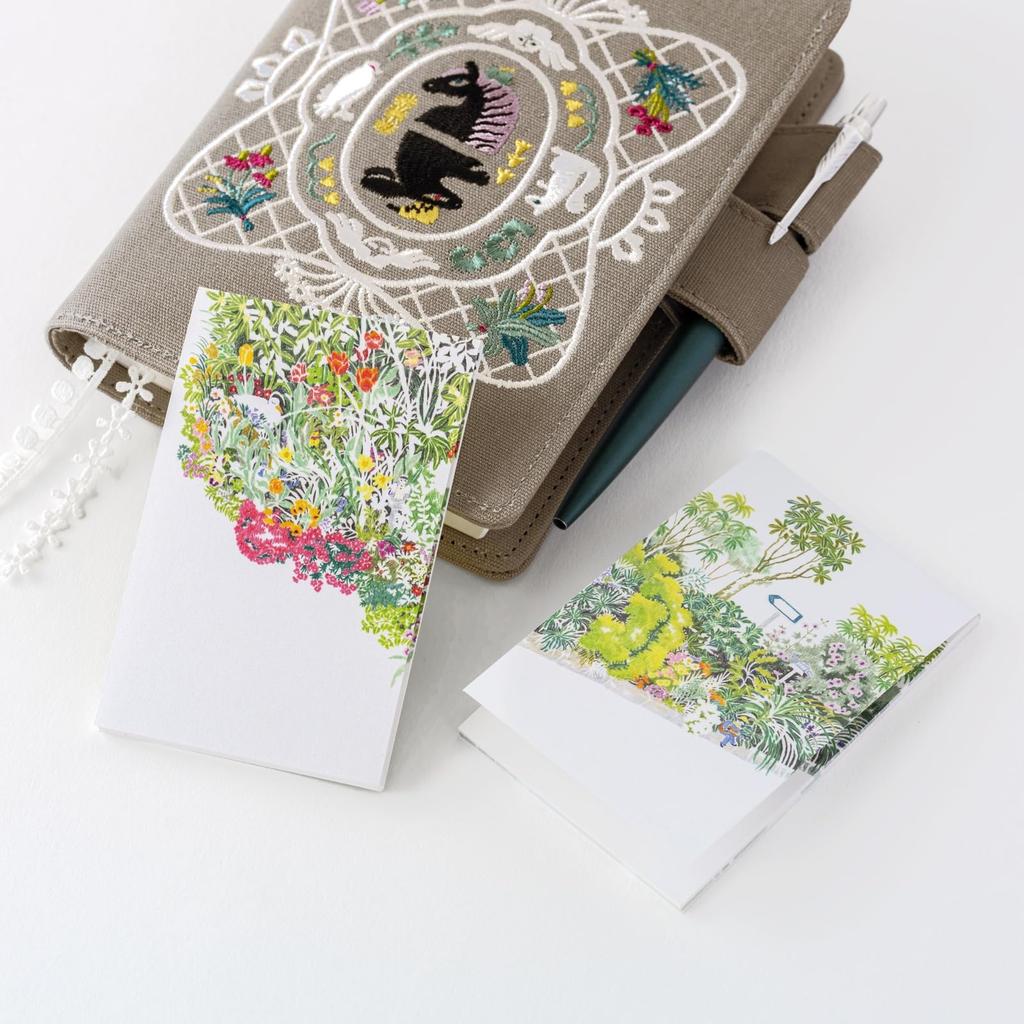 Hobonichi Techo by Iyo Okumi Hitokoto (One-word) Memo Kajitsu (From the Past) Planner Accessories Set of 2 97 x 63 mm