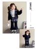 Autumn 2025 Girls' Fashionable Hooded Sweatshirt & Pants Set