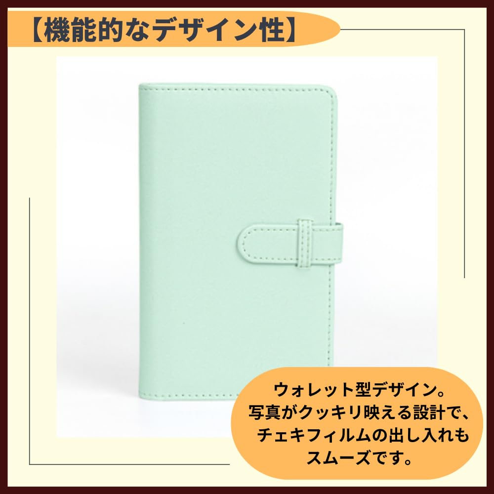 Ideamall Instax Альбом Instax Книга Instax Держатель Instax Альбом Instax Большая емкость Вмещает 108 листов (синий)