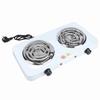 Electric Double Burners Hot Plate Countertop Buffet Stove Heating Plate Outdoor Stove