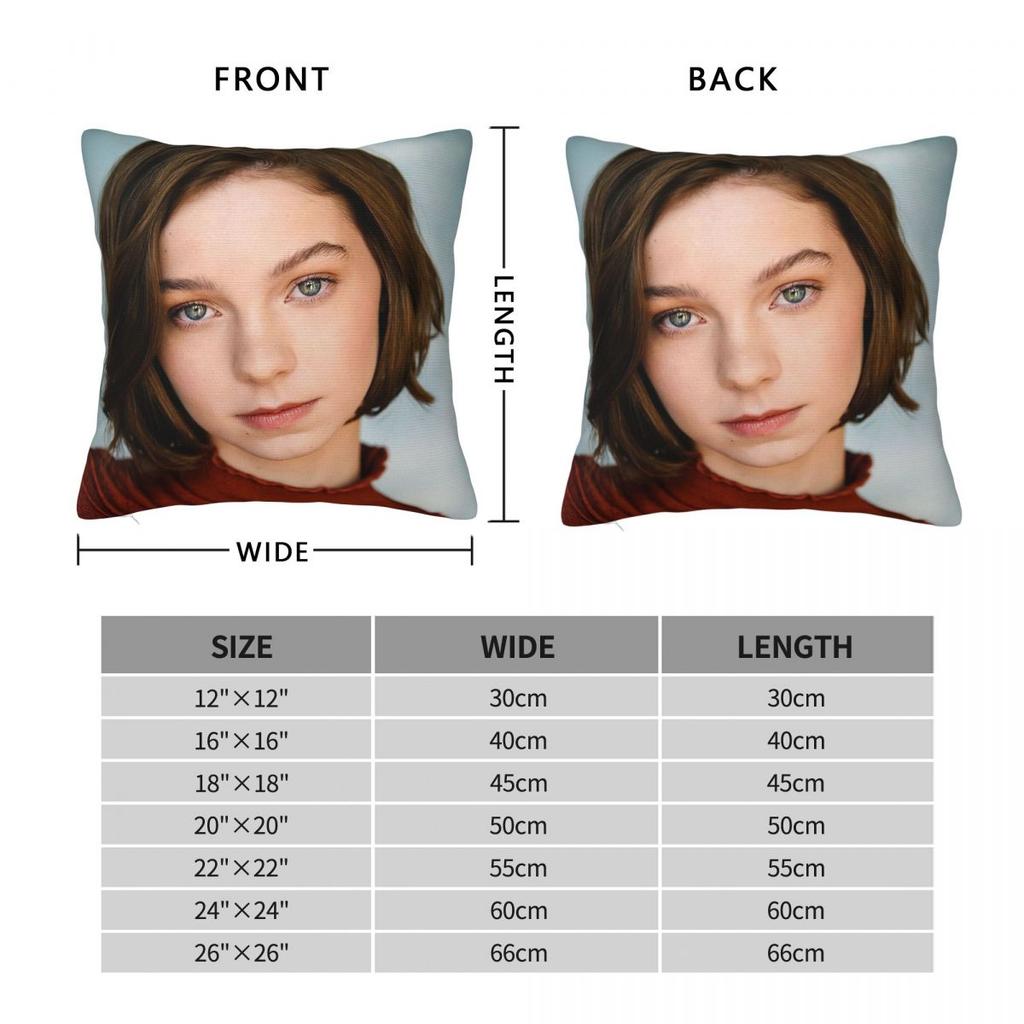 Эмма Майерс Актриса Наволочка Полиэстер Лен Бархат Креативная Молния Декоративная Комнатная Наволочка Оптом