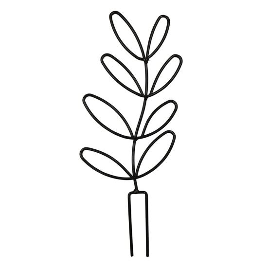 Metal Plant Trellis Leaf Shape Plant Support Frame Planter Insert Wire