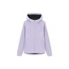 Running Series Solid Color Logo Zip Hooded Long Sleeve Jacket Women Jackets Purple 962335601-3