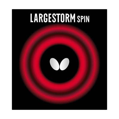 Накладка для настольного тенниса Butterfly, Большое вращение Storm, Большое натяжение для большого мяча (Вращение), 00390, Красный, Очень толстый