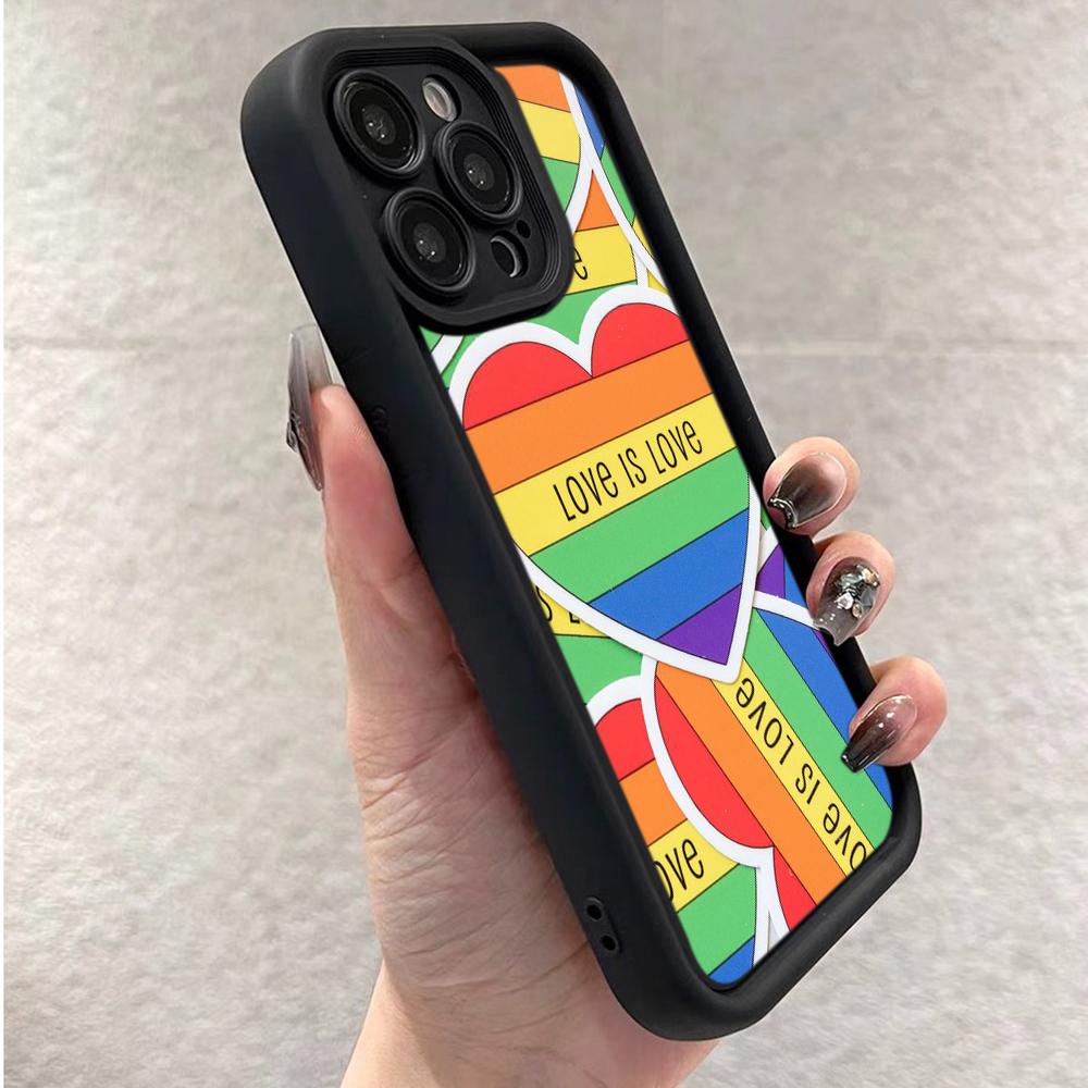 Ae93 Rainbow Art Design Защитные чехлы для телефонов для iPhone 13 14 15 Pro Max XR infinix Hot 40i 30i Tecno Camon 30 20 Pro Angel Eyes Задняя крышка из ТПУ
