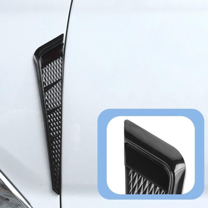 IAMS9 2pc Car Side Fender Spoiler Side Gills Air Vent Decal Side Wing Sticker For BMW E36 E87 E61 3 5 7 Series E91 E30 E83 E46 E90 E39