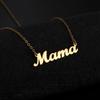 Ожерелье-цепочка Lemegeton Mama Letter для женщин, кулон Super Papa Мама Папа, цепочка из нержавеющей стали, чокер, ювелирное изделие, День матери