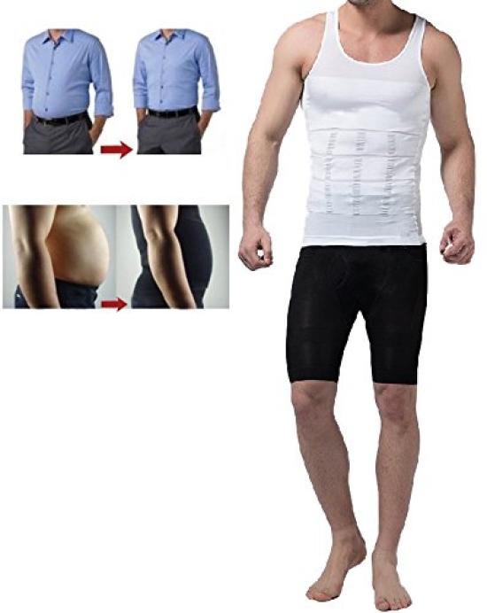 Майка для коррекции осанки и тонизирования, мужское корректирующее белье, рубашка, корректор, сутулость, (Размер 6, Черный, XL)