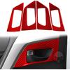 for Toyota RAV4 2013-2018 Accessories Window Switch Panel Red | Real Carbon Fiber, for Toyota RAV4 2013 2014 2015 2016 2017 2018, Interior Trim