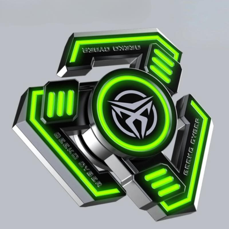 Гироскоп на палец, декомпрессионный инструмент, металлический волшебный спиннер, супер черный, технологические игрушки EDC для взрослых и мальчиков, антистресс ORIGIN