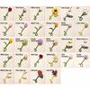 Bendable Wire Stem Handmade Felt Flower Twist Stick DIY Felt Flower  Floral Ornament
