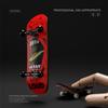 Fingertip Skateboard Desktop Toy Wooden Finger Skateboard DIY Skateboard Technology Parts Stunt Professional Skateboard Metal Bracket Bearing Wheel