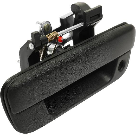 Ручка двери задней двери, Совместима с 2004-2012 Chevy Colorado & GMC Canyon & Isuzu I-280 / I-290 / I-350 / I-370, Внешняя задняя с отверстием под ключ |