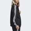 Adidas Originals Trefoil Contrast Stripes Stand Collar Long Sleeve Jacket Unisex Jacket Black IJ0958