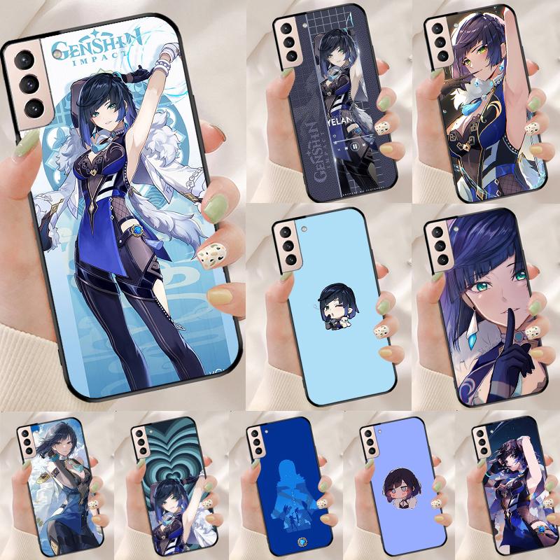 Yelan Genshin Impact Funda Case For Samsung Galaxy S25 Ultra S9 S10 S20 FE S21 S22 S23 Plus S24 Ultra Phone Cover